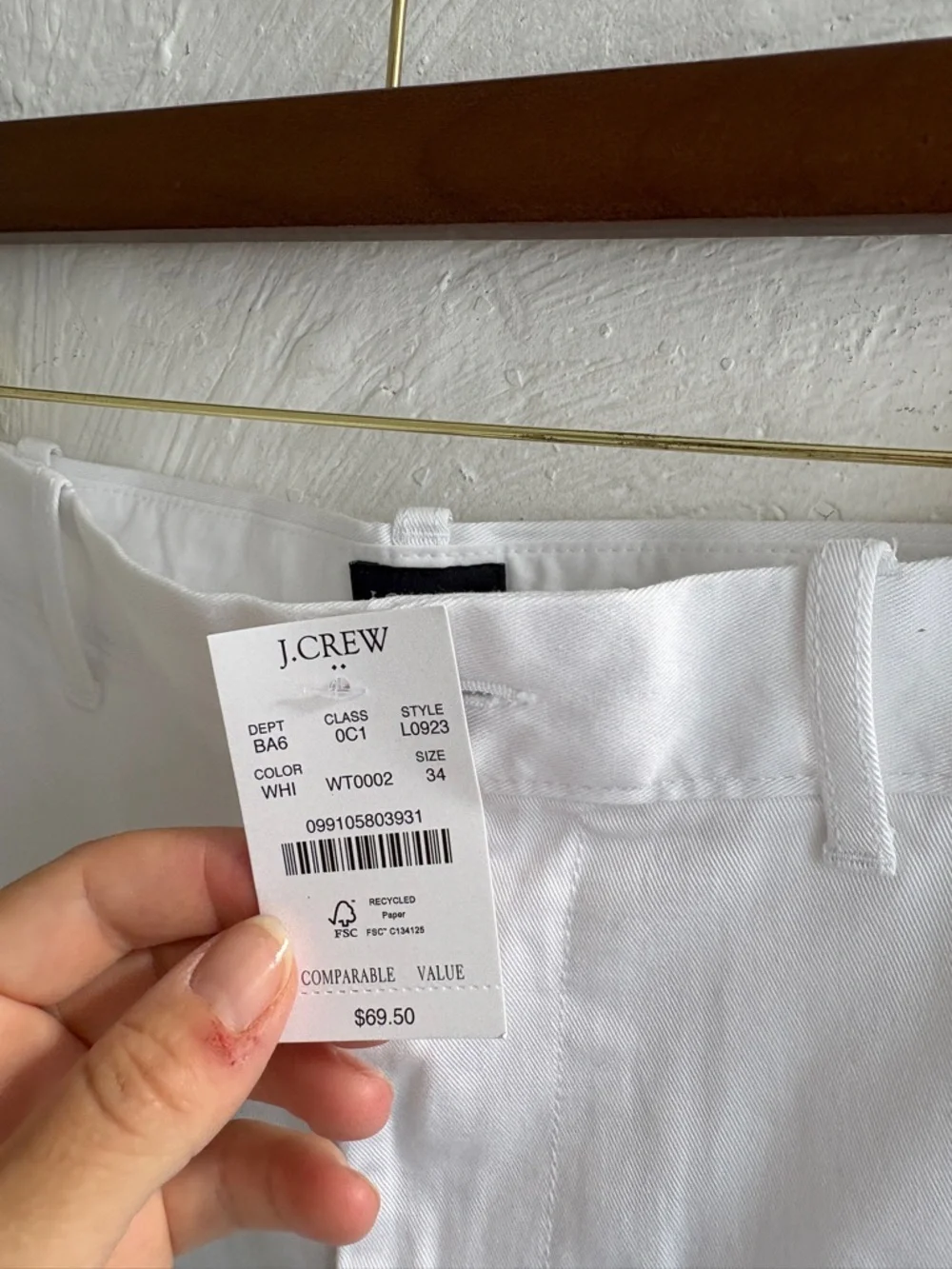 NWT men’s J.Crew 7